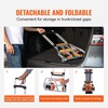 image:imageVEVOR Aluminum Truck 2 in 1 800 lbs Load Capacity Heavy Duty Industrial Convertible Folding Hand Truck and Dolly Utility Cart Converts from Hand Truck to Platform Cart with Rubber Wheels275 lbs