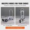 image:imageVEVOR Aluminum Truck 2 in 1 800 lbs Load Capacity Heavy Duty Industrial Convertible Folding Hand Truck and Dolly Utility Cart Converts from Hand Truck to Platform Cart with Rubber Wheels800 lbs