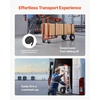 image:imageVEVOR Aluminum Truck 2 in 1 800 lbs Load Capacity Heavy Duty Industrial Convertible Folding Hand Truck and Dolly Utility Cart Converts from Hand Truck to Platform Cart with Rubber Wheels1000 lbs