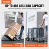 image:imageVEVOR Aluminum Truck 2 in 1 800 lbs Load Capacity Heavy Duty Industrial Convertible Folding Hand Truck and Dolly Utility Cart Converts from Hand Truck to Platform Cart with Rubber Wheels800 lbs