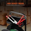 image:imageVEVOR Banding Strapping Cart Fit for PETPPPolyester Strapping Coils with 8 inches Core Size Heavy Duty Strapping Dispenser Equipped with Upgrade Brake System Builtin Spacious Tray for Tools8 or 16 Core