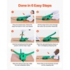 image:imageVEVOR Banding Strapping Kit Heavy Duty Banding Sealer Tool with 1500 ft PET Band 450 Metal Seals 150 Corner Protectors amp Gloves Plastic Pallet Packaging Strapping Kit for WarehouseShippingMovingPET 58x1500 6PC Set