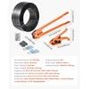 image:imageVEVOR Banding Strapping Kit Heavy Duty Banding Sealer Tool with 1500 ft PET Band 450 Metal Seals 150 Corner Protectors amp Gloves Plastic Pallet Packaging Strapping Kit for WarehouseShippingMovingPET 58x2000 6PC Set