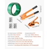 image:imageVEVOR Banding Strapping Kit Heavy Duty Banding Sealer Tool with 1500 ft PET Band 450 Metal Seals 150 Corner Protectors amp Gloves Plastic Pallet Packaging Strapping Kit for WarehouseShippingMoving58 in x 1000 ft