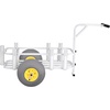 image:imageVEVOR Beach Fishing Cart 200 lbs Load Capacity Fish and Marine Cart with Two 11 Big Wheels Rubber Balloon Tires for Sand HeavyDuty Steel Pier Wagon Trolley with 7 Rod Holders for Fishing Picnic2 13 PU Tires  200 lbs