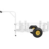 image:imageVEVOR Beach Fishing Cart 200 lbs Load Capacity Fish and Marine Cart with Two 11 Big Wheels Rubber Balloon Tires for Sand HeavyDuty Steel Pier Wagon Trolley with 7 Rod Holders for Fishing Picnic2 11 Rubber Tires  200 lbs