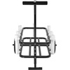 image:imageVEVOR Beach Fishing Cart 200 lbs Load Capacity Fish and Marine Cart with Two 11 Big Wheels Rubber Balloon Tires for Sand HeavyDuty Steel Pier Wagon Trolley with 7 Rod Holders for Fishing Picnic2 11 Rubber Tires