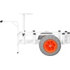 image:imageVEVOR Beach Fishing Cart 200 lbs Load Capacity Fish and Marine Cart with Two 11 Big Wheels Rubber Balloon Tires for Sand HeavyDuty Steel Pier Wagon Trolley with 7 Rod Holders for Fishing Picnic2 165 PU Tires  350 lbs