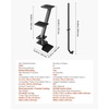 image:imageVEVOR Boat Trailer Steps 3Step HeavyDuty Boat Trailer Steps with Handle NonSlip Surface 3 Mounting Angle Options Carbon Steel Ladder Suitable for 3 x 33 x 54 x 4 Frame Bottom Mounting3Step Bottom Mount