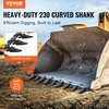 image:imageVEVOR Bucket Tooth Bar452 in Heavy Duty 6 Teeth Tractor Bucket Bar for Tractor Loader Skidsteer 4560 lbs Load Capacity Bolt On Teeth Bars for Buckets Protection Efficient amp Soil Excavation72in