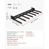 image:imageVEVOR Clamp on Debris Forks to 48 Bucket 2600 lbs Capacity Heavy Duty Clamp on Pallet Forks Bucket Attachments Fit for Loader Bucket Skidsteer Tractor to Clean up Fallen Limbs Debris or Yard Wwaste685
