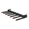 image:imageVEVOR Clamp on Debris Forks to 48 Bucket 2600 lbs Capacity Heavy Duty Clamp on Pallet Forks Bucket Attachments Fit for Loader Bucket Skidsteer Tractor to Clean up Fallen Limbs Debris or Yard Wwaste685