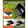 image:imageVEVOR Clamp on Debris Forks to 48 Bucket 2600 lbs Capacity Heavy Duty Clamp on Pallet Forks Bucket Attachments Fit for Loader Bucket Skidsteer Tractor to Clean up Fallen Limbs Debris or Yard Wwaste685
