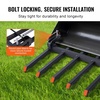 image:imageVEVOR Clamp on Debris Forks to 48 Bucket 2600 lbs Capacity Heavy Duty Clamp on Pallet Forks Bucket Attachments Fit for Loader Bucket Skidsteer Tractor to Clean up Fallen Limbs Debris or Yard Wwaste48