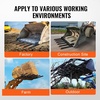 image:imageVEVOR Clamp on Debris Forks to 48 Bucket 2600 lbs Capacity Heavy Duty Clamp on Pallet Forks Bucket Attachments Fit for Loader Bucket Skidsteer Tractor to Clean up Fallen Limbs Debris or Yard Wwaste60