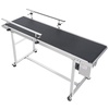 image:imageVEVOR Conveyor 59 x 236 Inch Table Heavy Duty Stainless Steel Motorized Belt for Inkjet Coding Applications Powered PVC AntiStatic Adjustable Speed Double Guardrail59 x 157 inch