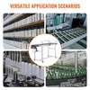 image:imageVEVOR Conveyor 59 x 236 Inch Table Heavy Duty Stainless Steel Motorized Belt for Inkjet Coding Applications Powered PVC AntiStatic Adjustable Speed Double Guardrail59 x 157 inch