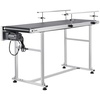 image:imageVEVOR Conveyor 59 x 236 Inch Table Heavy Duty Stainless Steel Motorized Belt for Inkjet Coding Applications Powered PVC AntiStatic Adjustable Speed Double Guardrail59 x 157 inch