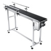 image:imageVEVOR Conveyor 59 x 236 Inch Table Heavy Duty Stainless Steel Motorized Belt for Inkjet Coding Applications Powered PVC AntiStatic Adjustable Speed Double Guardrail59 x 78 inch