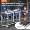 image:imageVEVOR Conveyor 59 x 236 Inch Table Heavy Duty Stainless Steel Motorized Belt for Inkjet Coding Applications Powered PVC AntiStatic Adjustable Speed Double Guardrail59 x 157 inch