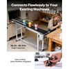 image:imageVEVOR Conveyor 59 x 236 Inch Table Heavy Duty Stainless Steel Motorized Belt for Inkjet Coding Applications Powered PVC AntiStatic Adjustable Speed Double Guardrail59 x 78 inch