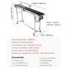image:imageVEVOR Conveyor 59 x 236 Inch Table Heavy Duty Stainless Steel Motorized Belt for Inkjet Coding Applications Powered PVC AntiStatic Adjustable Speed Double Guardrail59 x 78 inch