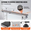 image:imageVEVOR Conveyor 59 x 236 Inch Table Heavy Duty Stainless Steel Motorized Belt for Inkjet Coding Applications Powered PVC AntiStatic Adjustable Speed Double Guardrail59 x 157 inch