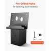 image:imageVEVOR Deer Blind Brackets Outdoor 36x36 Platform Bracket Fit 35x35 In  889x889 mm Lumber 2204lbs1000kg Capacity Steel Elevator Brackets for Deer Stand Hunting Blinds Shooting Shack 4 Pcs4 Pcs