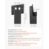 image:imageVEVOR Deer Blind Brackets Outdoor 36x36 Platform Bracket Fit 35x35 In  889x889 mm Lumber 2204lbs1000kg Capacity Steel Elevator Brackets for Deer Stand Hunting Blinds Shooting Shack 4 Pcs4 Pcs
