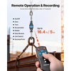 image:imageVEVOR Digital Crane Scale 22000 lbs10 T Max Capacity Heavy Duty Industrial Hanging Scale with Cast Aluminum Case amp LCD Display 5 lbs Division amp 3 Unit Switch Remote Control for Garage Factory