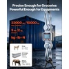 image:imageVEVOR Digital Crane Scale 22000 lbs10 T Max Capacity Heavy Duty Industrial Hanging Scale with Cast Aluminum Case amp LCD Display 5 lbs Division amp 3 Unit Switch Remote Control for Garage Factory
