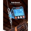 image:imageVEVOR Digital Crane Scale 22000 lbs10 T Max Capacity Heavy Duty Industrial Hanging Scale with Cast Aluminum Case amp LCD Display 5 lbs Division amp 3 Unit Switch Remote Control for Garage Factory