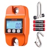 image:imageVEVOR Digital Crane Scale 660 lbs300 kg Industrial Heavy Duty Hanging Scale with Cast Aluminum Case amp LCD Screen Handheld Mini Crane with Hooks for Farm Hunting Fishing Outdoor Garage OrangeOrange