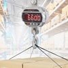 image:imageVEVOR Digital Crane Scale 6600 lbs3000 kg Industrial Heavy Duty Hanging Scale with Remote Control Cast Aluminum Case amp LED Screen High Precision for Construction Factory Farm Hunting Silver