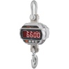 image:imageVEVOR Digital Crane Scale 6600 lbs3000 kg Industrial Heavy Duty Hanging Scale with Remote Control Cast Aluminum Case amp LED Screen High Precision for Construction Factory Farm Hunting Silver