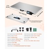 image:imageVEVOR Digital Shipping Scale 01 lbs High Accuracy 660 lbs Postal Scale with LCD Display HoldTare Function amp ACDC Power Supply Fit for Packages Postage Luggage Battery amp Adapter Included1100Lbs