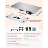 image:imageVEVOR Digital Shipping Scale 01 lbs High Accuracy 660 lbs Postal Scale with LCD Display HoldTare Function amp ACDC Power Supply Fit for Packages Postage Luggage Battery amp Adapter Included880 lbs400 kg