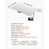 image:imageVEVOR Digital Shipping Scale 01 lbs High Accuracy 660 lbs Postal Scale with LCD Display HoldTare Function amp ACDC Power Supply Fit for Packages Postage Luggage Battery amp Adapter Included660Lbs