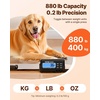 image:imageVEVOR Digital Shipping Scale 01 lbs High Accuracy 660 lbs Postal Scale with LCD Display HoldTare Function amp ACDC Power Supply Fit for Packages Postage Luggage Battery amp Adapter Included880 lbs400 kg