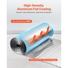 image:imageVEVOR Double Reflective Insulation RollDoubleSided Aluminum Foil Radiant Barrier6mm 48 inx100 ftDualLayer Air Bubble Heat Reflective ShieldThermal Insulation Roll for Garage Door Window RV RoofsSilver