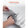 image:imageVEVOR Double Reflective Insulation RollDoubleSided Aluminum Foil Radiant Barrier6mm 48 inx100 ftDualLayer Air Bubble Heat Reflective ShieldThermal Insulation Roll for Garage Door Window RV RoofsSilver