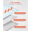 image:imageVEVOR Double Reflective Insulation RollDoubleSided Aluminum Foil Radiant Barrier6mm 48 inx100 ftDualLayer Air Bubble Heat Reflective ShieldThermal Insulation Roll for Garage Door Window RV RoofsSilver