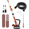 image:imageVEVOR Drywall Sander 1150W Electric Drywall Sander Popcorn Ceiling Removal Tool with Vacuum Dust Collection 5 Variable Speed 8001700 RPM LED Light Foldable amp Extendable Handle 15 Sanding Discs850W5 Variable Speed 8001700RPM
