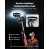 image:imageVEVOR Drywall Sander 1150W Electric Drywall Sander Popcorn Ceiling Removal Tool with Vacuum Dust Collection 5 Variable Speed 8001700 RPM LED Light Foldable amp Extendable Handle 15 Sanding Discs1010W7 Variable Speed 10002200 RPM