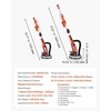 image:imageVEVOR Drywall Sander 1150W Electric Drywall Sander Popcorn Ceiling Removal Tool with Vacuum Dust Collection 5 Variable Speed 8001700 RPM LED Light Foldable amp Extendable Handle 15 Sanding Discs950W7 Variable Speed 10002300RPM