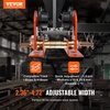 image:imageVEVOR Electric Hoist Manual Trolley 2200 lbs1 Ton Capacity for PA200 PA250 PA300 PA400 PA500 Push Beam Trolley with Dual Wheels 268433 Adjustable Beam Flange Width for Straight Curved I Beam05T
