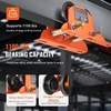 image:imageVEVOR Electric Hoist Manual Trolley 2200 lbs1 Ton Capacity for PA200 PA250 PA300 PA400 PA500 Push Beam Trolley with Dual Wheels 268433 Adjustable Beam Flange Width for Straight Curved I Beam05T