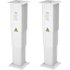 image:imageVEVOR Electric Lifting Column System 260 lbs Lift Table 142311 in Height Range ThreeStage Adjustable Desk Column Telescopic Table Leg Comes with PowerSupply Option to Control upDown Motion260 lbs