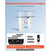image:imageVEVOR Electric Lifting Column System 260 lbs Lift Table 142311 in Height Range ThreeStage Adjustable Desk Column Telescopic Table Leg Comes with PowerSupply Option to Control upDown Motion260 lbs