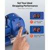 image:imageVEVOR Electric Strapping Machine 2 x 4000mAh Batteries Automatic Strapping Tool with Digital Display for 03940748 inches Wide PET Straps Handheld Banding Tools for Packaging Box PalletPET 5600N